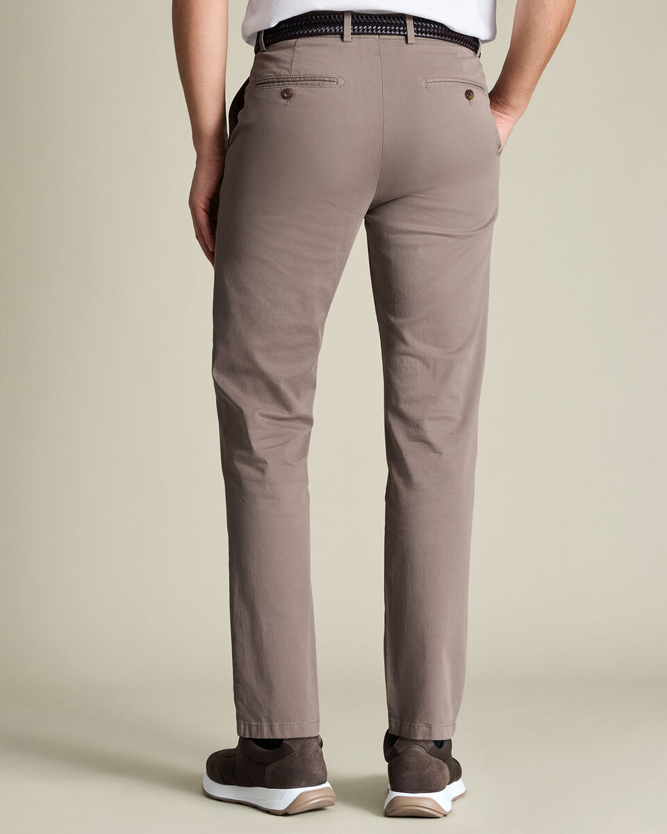 Casual Stretch Chinos - Taupe