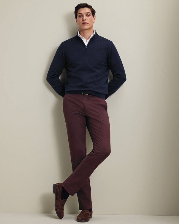 Ultimate Non-Iron Chinos - Burgundy