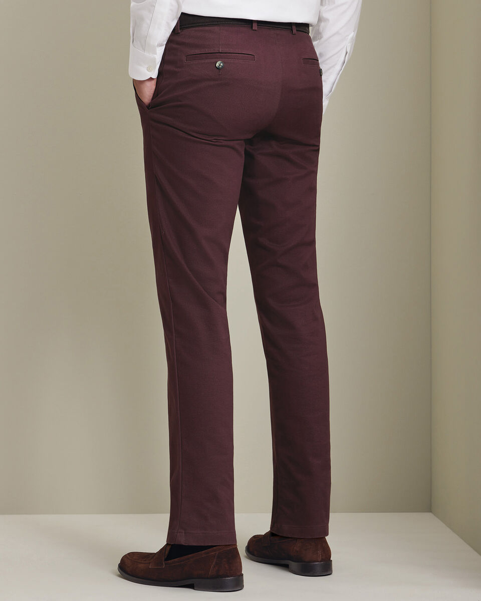 Ultimate Non-Iron Chinos - Burgundy
