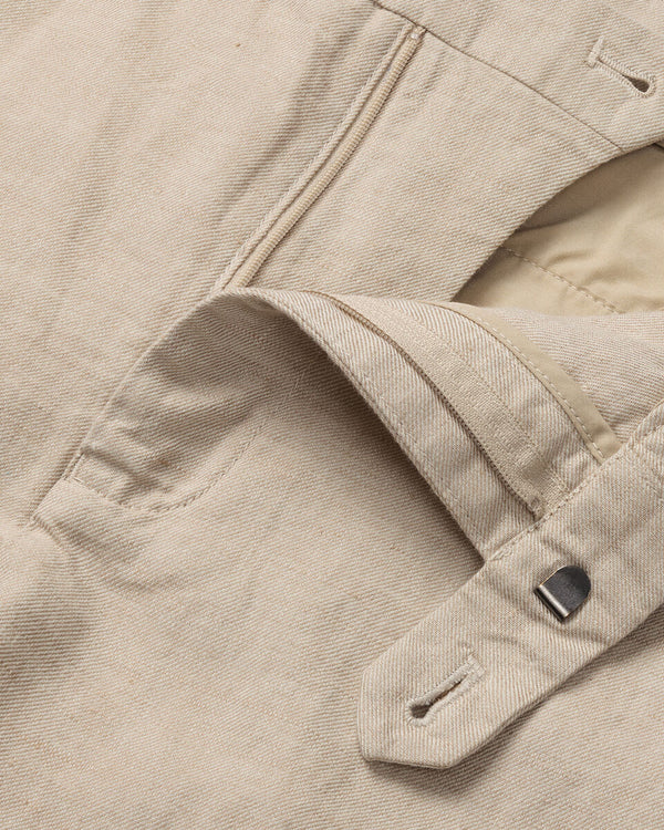 Linen Cotton Chinos – Stone