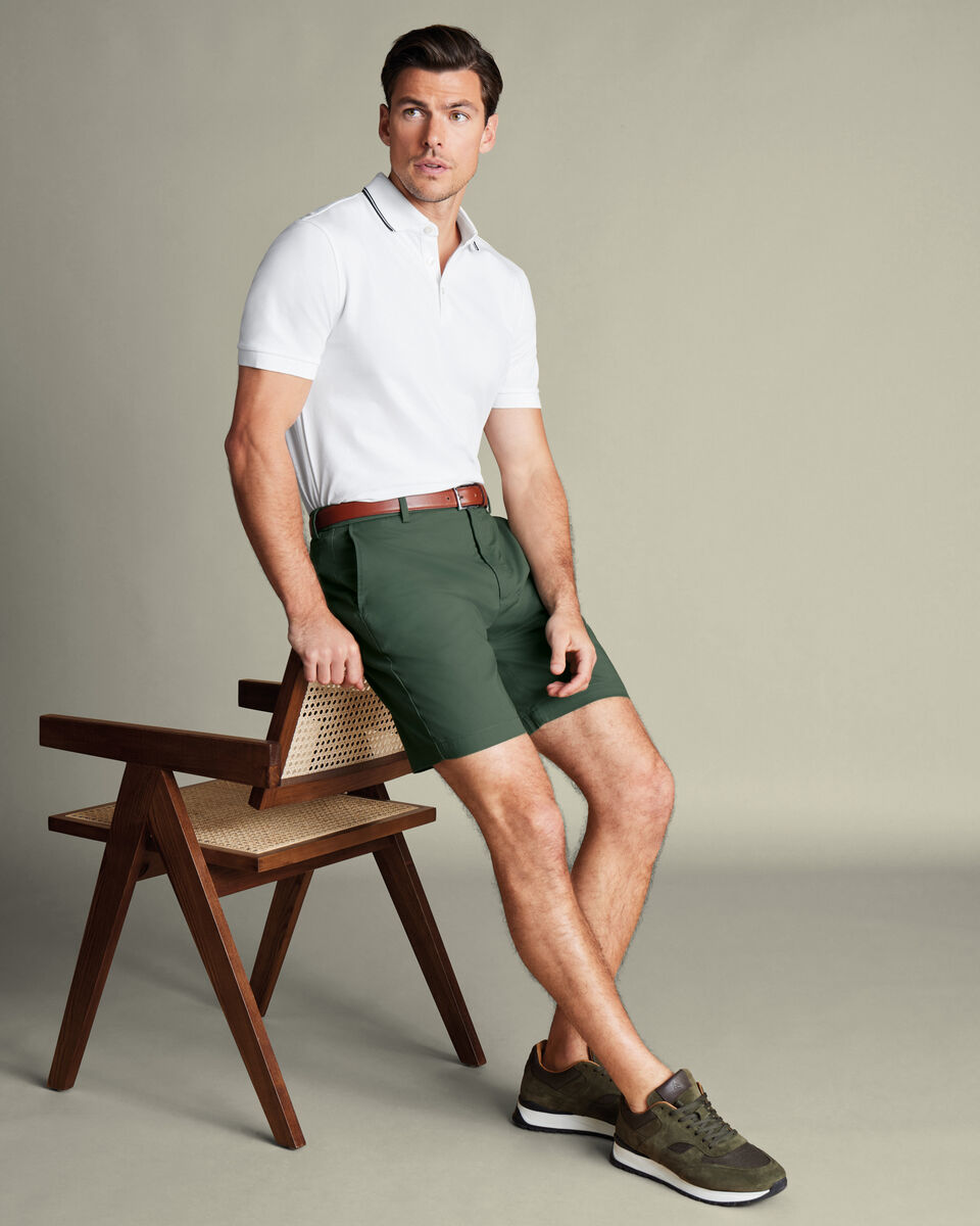 Cotton Shorts - Green Main image