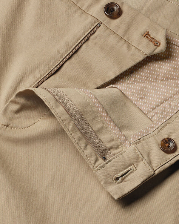 Cotton Shorts - Taupe