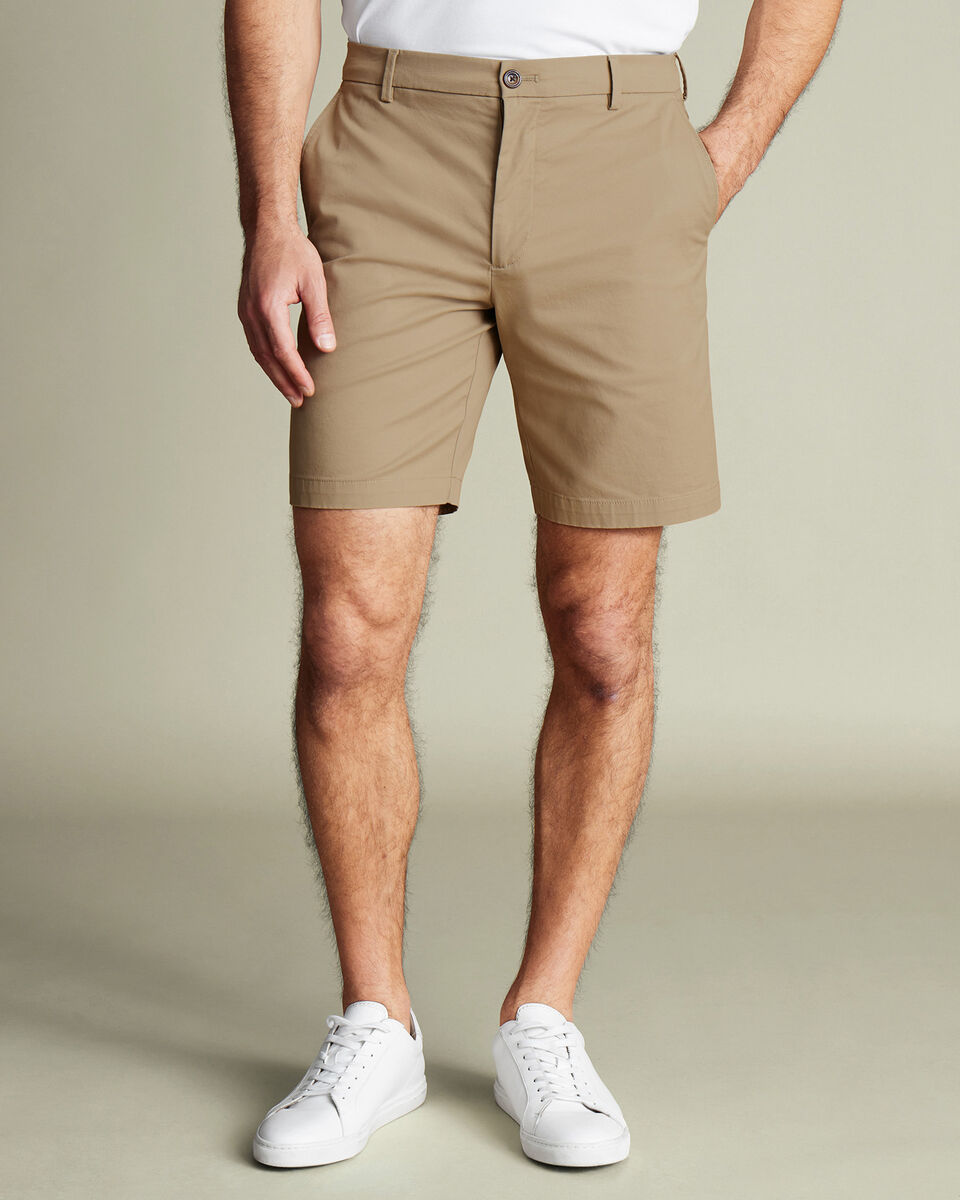Cotton Shorts - Taupe