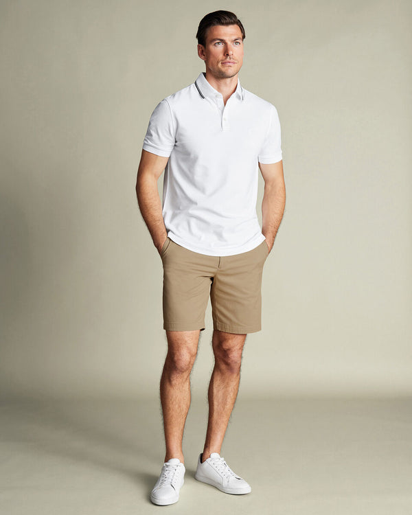 Cotton Shorts - Taupe
