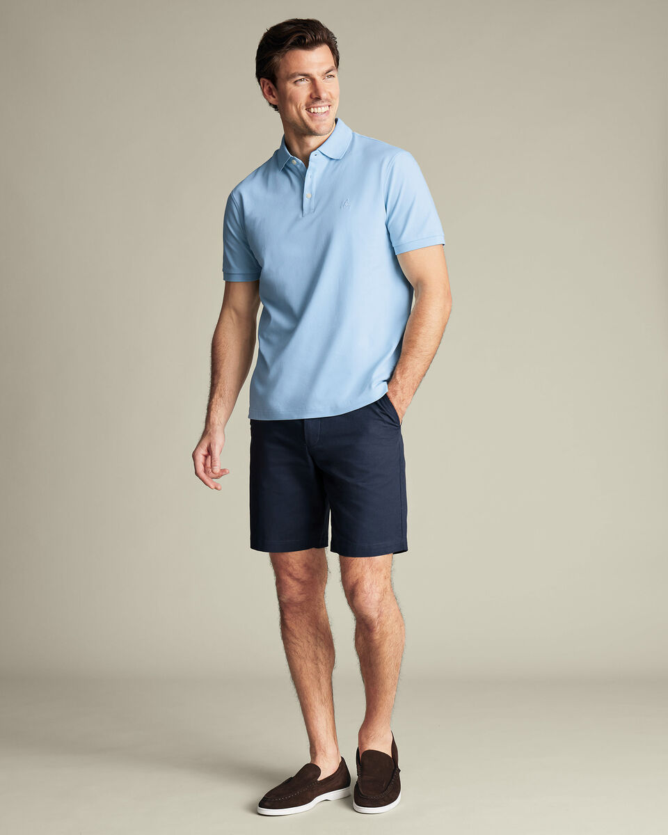 Cotton Linen Shorts - Ink Blue Main image