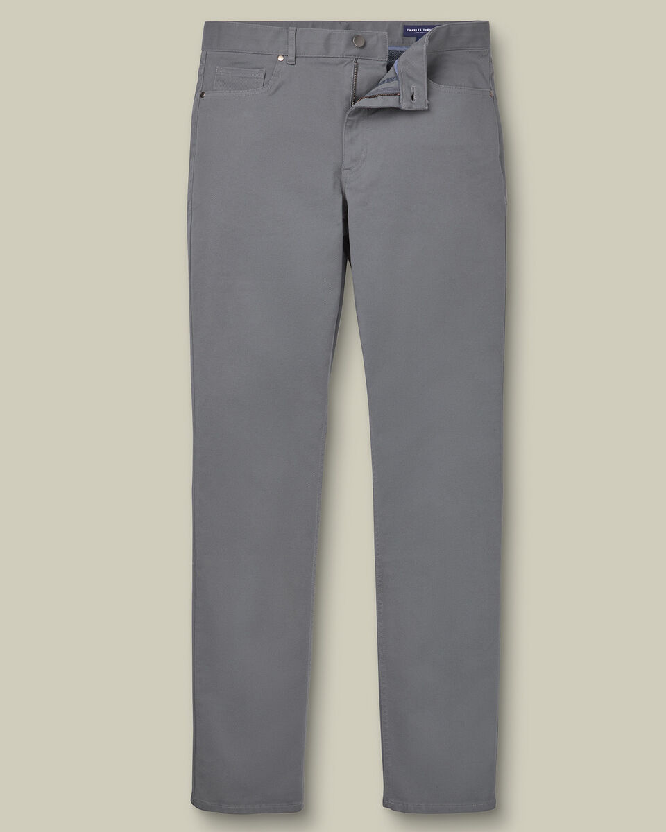 5 Pocket Pants - Gray