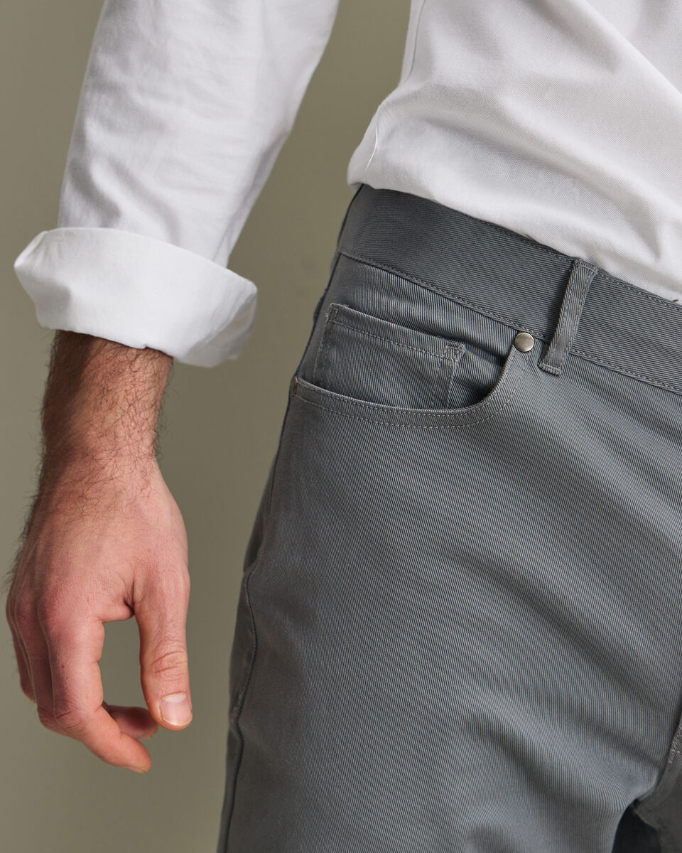 5 Pocket Pants - Gray