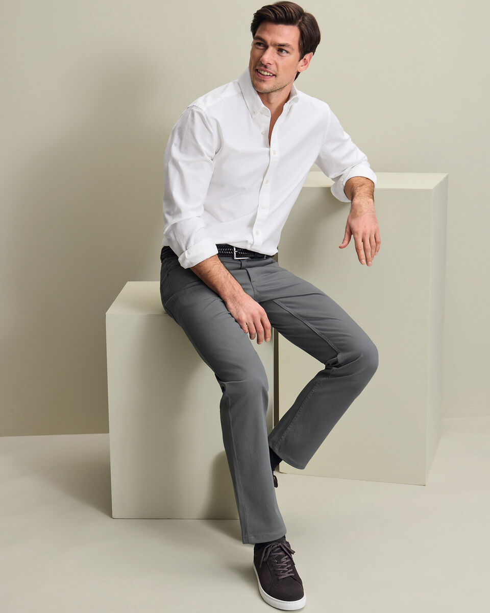 5 Pocket Pants - Gray