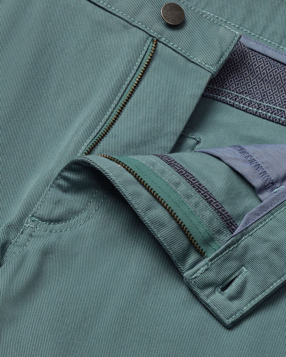 5 Pocket Jeans – Teal Green
