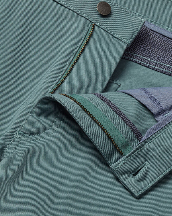 5 Pocket Jeans – Teal Green
