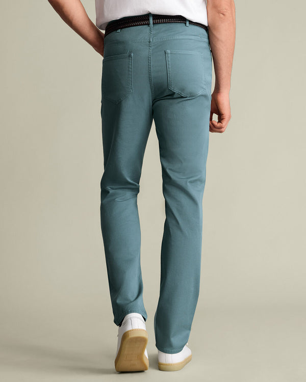 5 Pocket Jeans – Teal Green