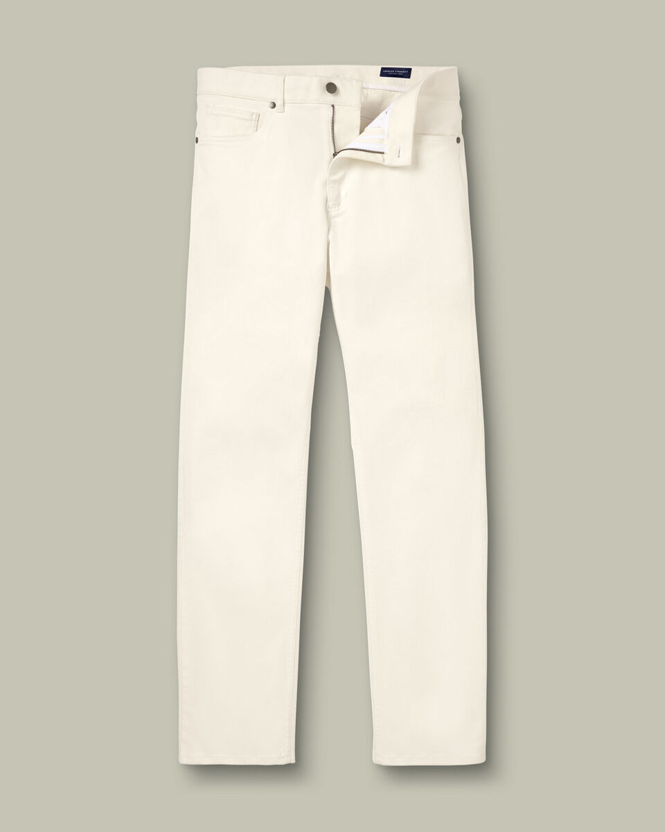 5 Pocket Jeans – Ivory