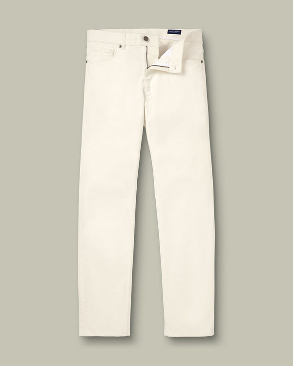 5 Pocket Jeans – Ivory