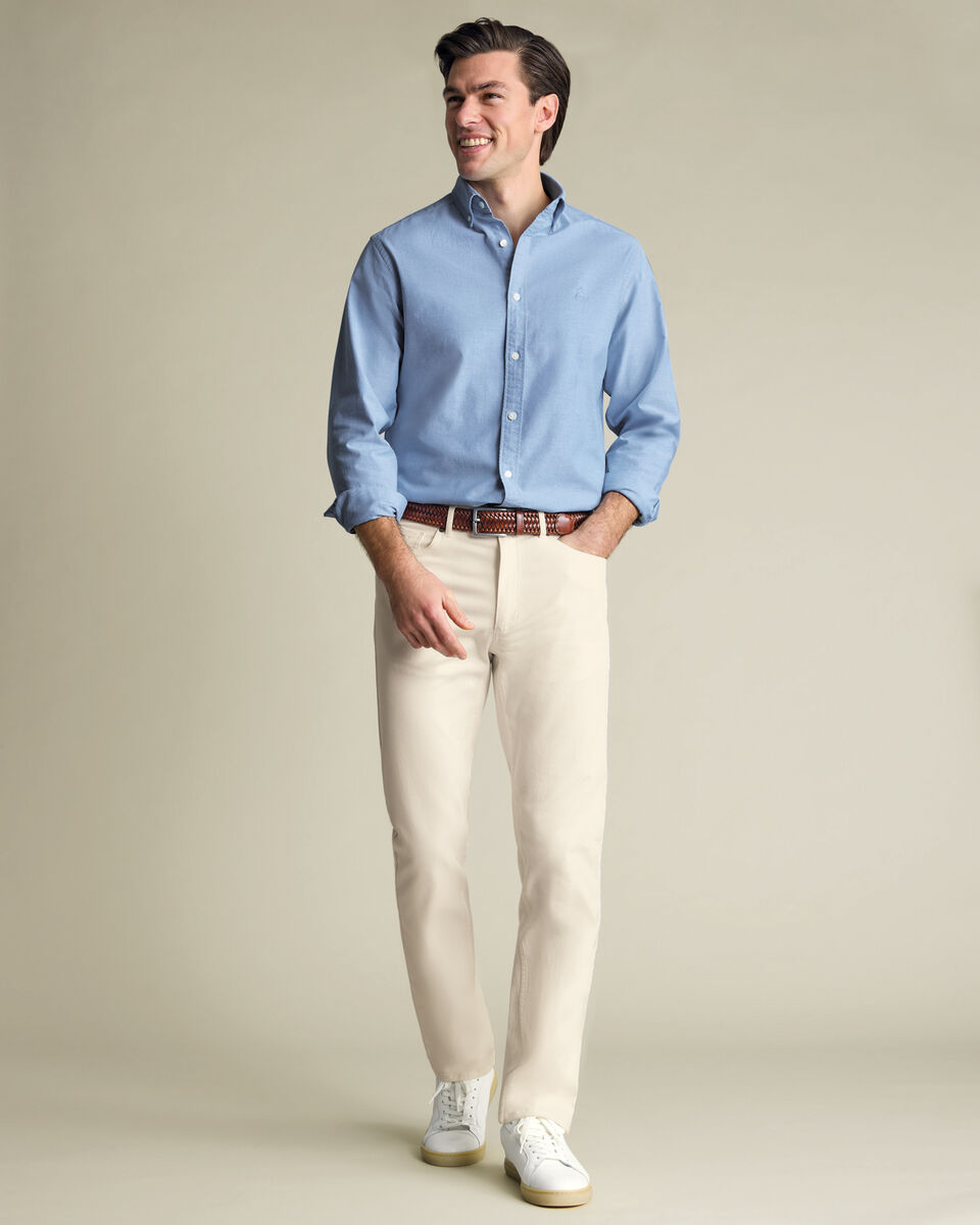 5 Pocket Jeans – Ivory