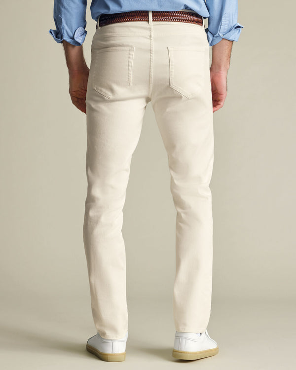 5 Pocket Jeans – Ivory