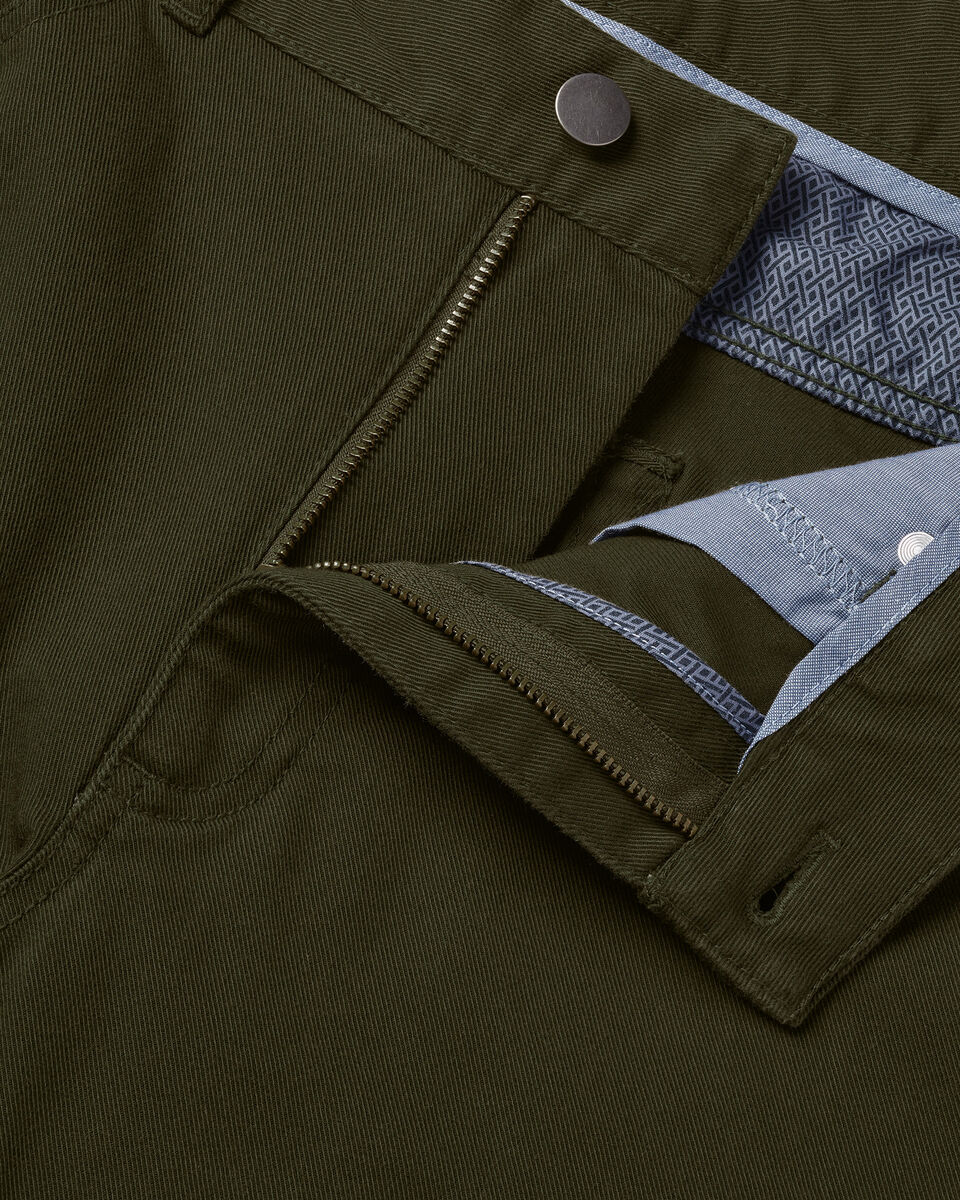 5 Pocket Pants - Forest Green
