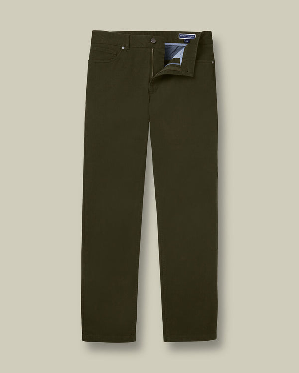 5 Pocket Pants - Forest Green