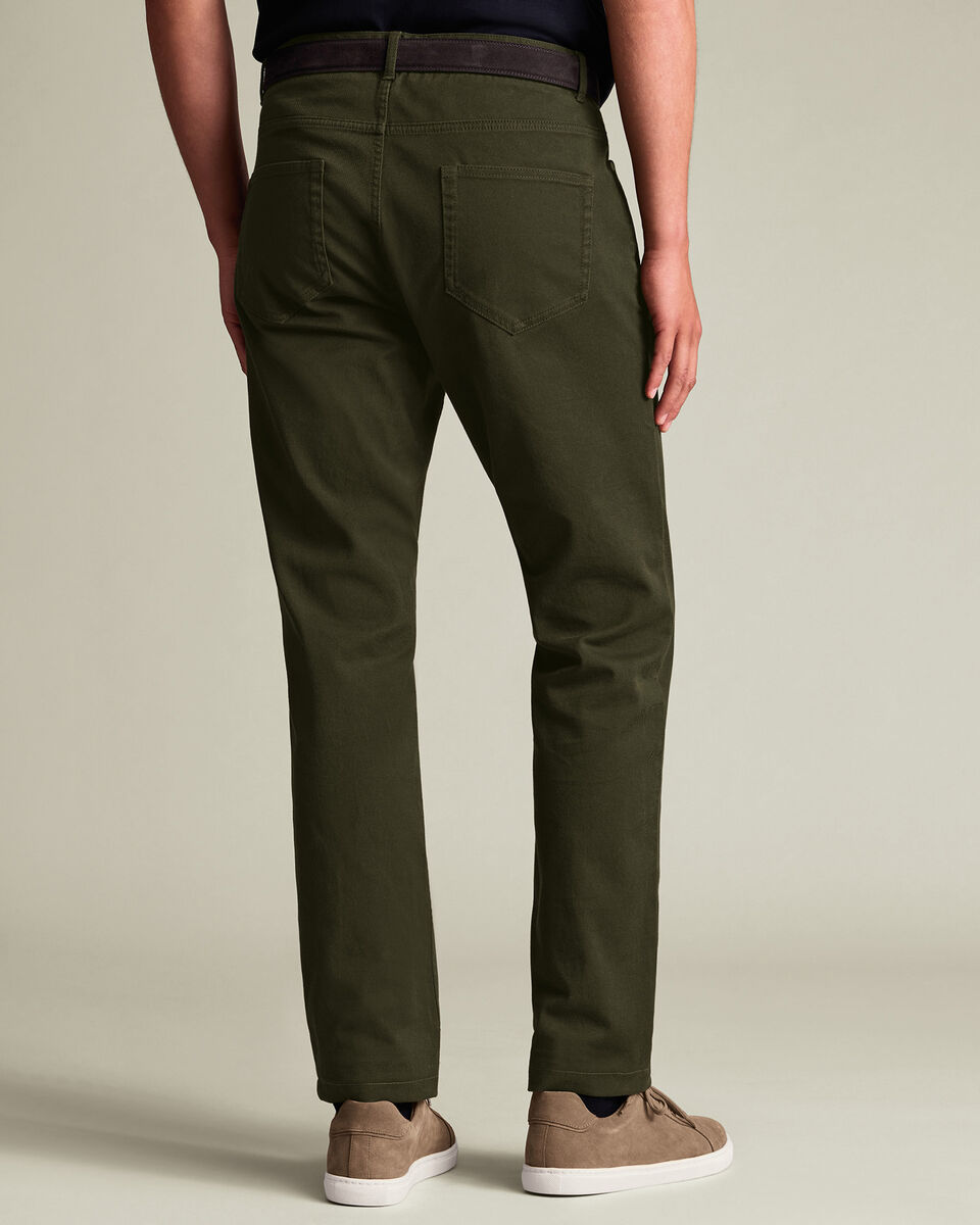 5 Pocket Pants - Forest Green