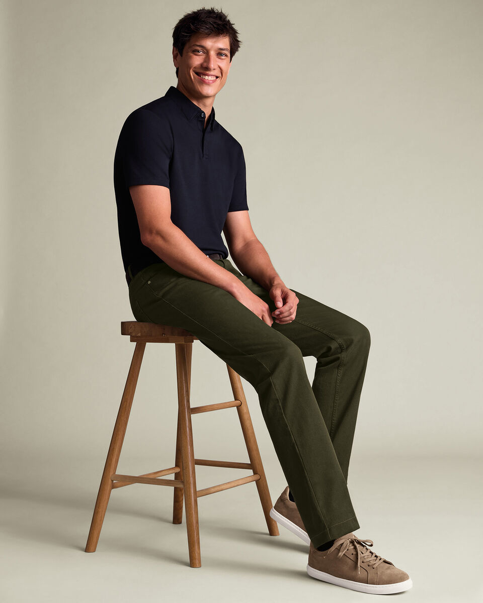 5 Pocket Pants - Forest Green Main image