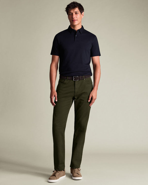 5 Pocket Pants - Forest Green