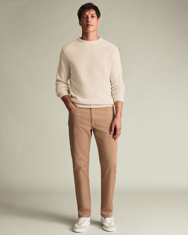5 Pocket Jeans - Tan