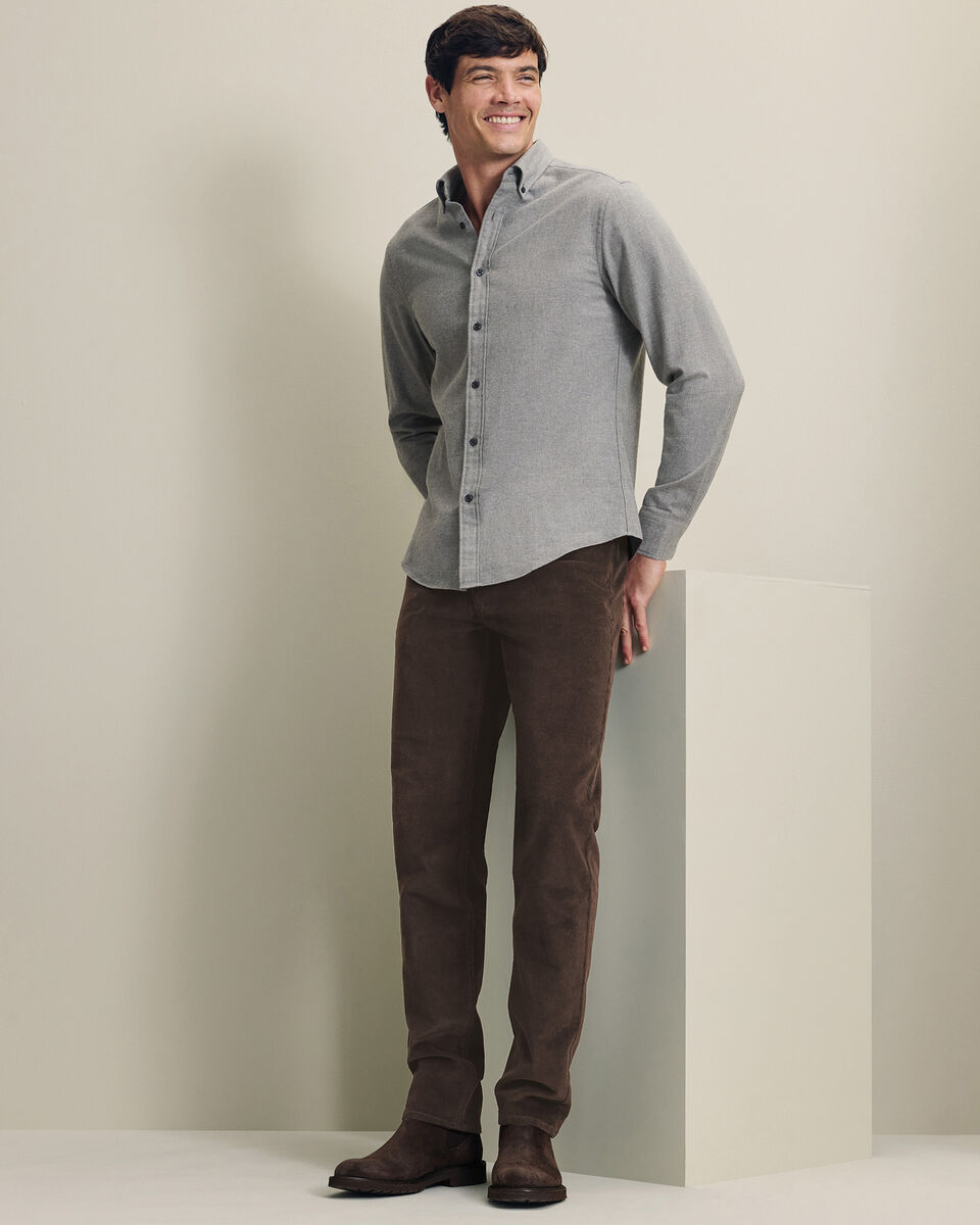 Corduroy 5 Pocket Pants - Chocolate Main image