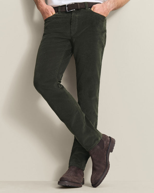 Corduroy 5 Pocket Pants - Forest Green