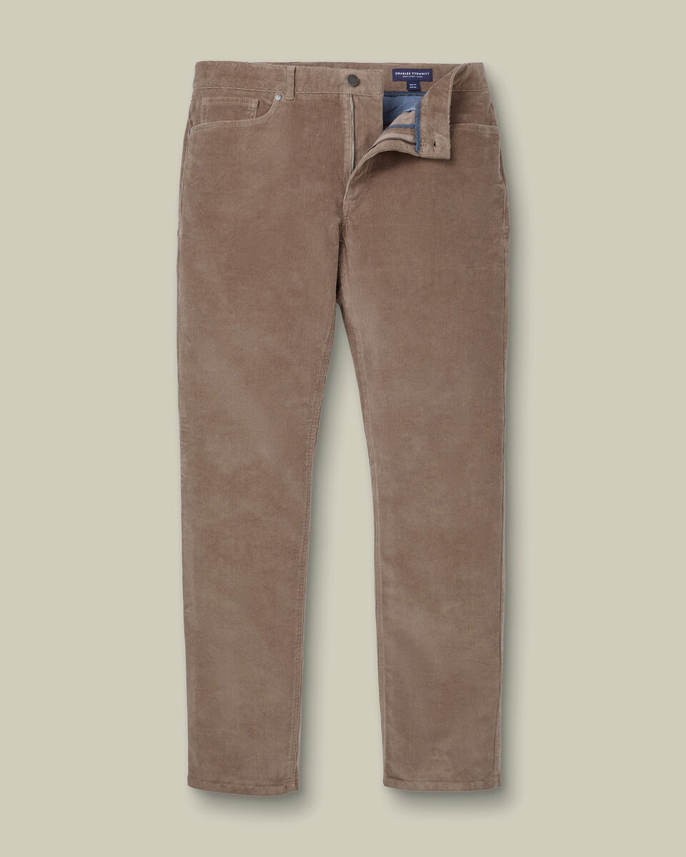Corduroy 5 Pocket Pants - Mocha Secondary image