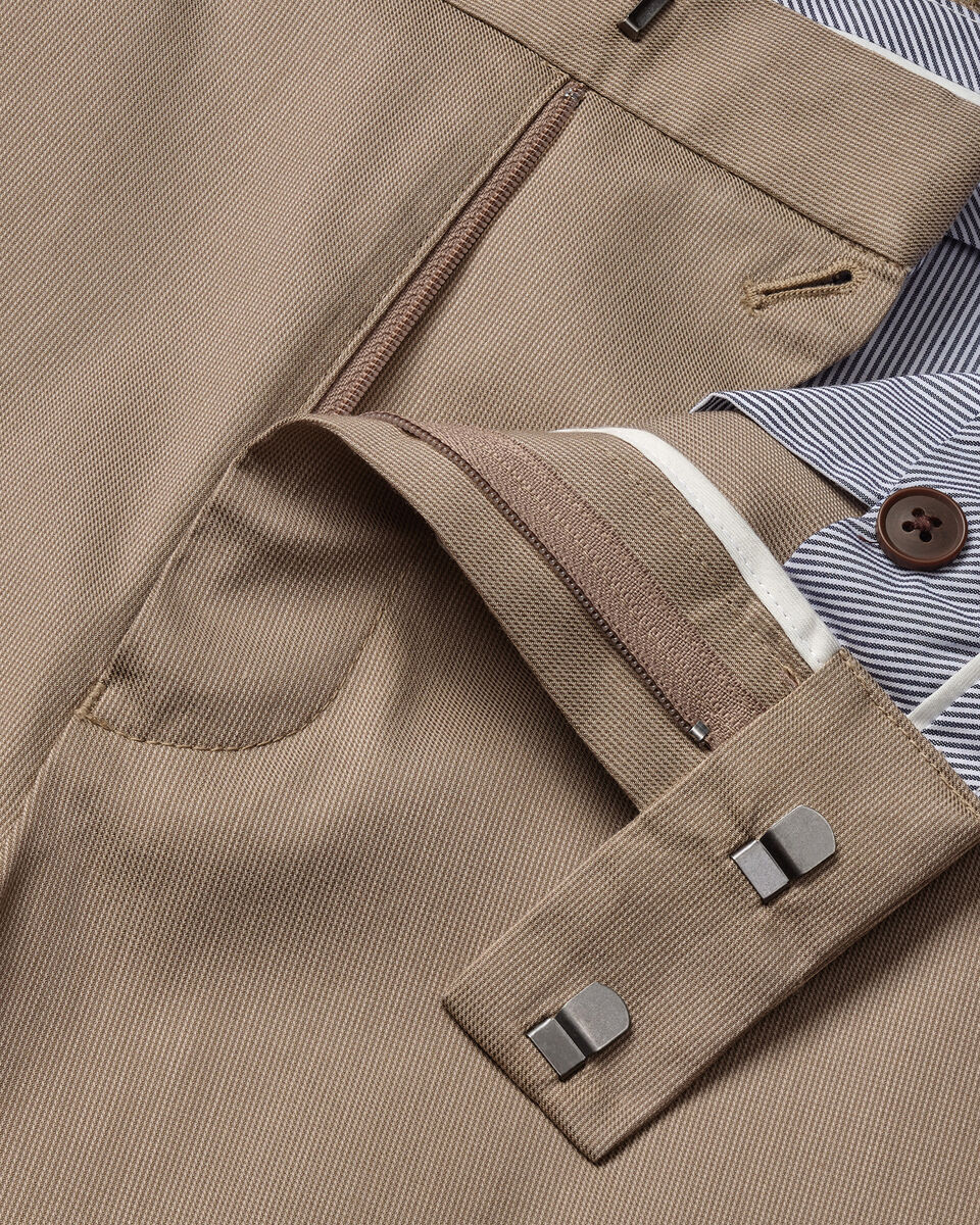Smart Texture Pants – Camel