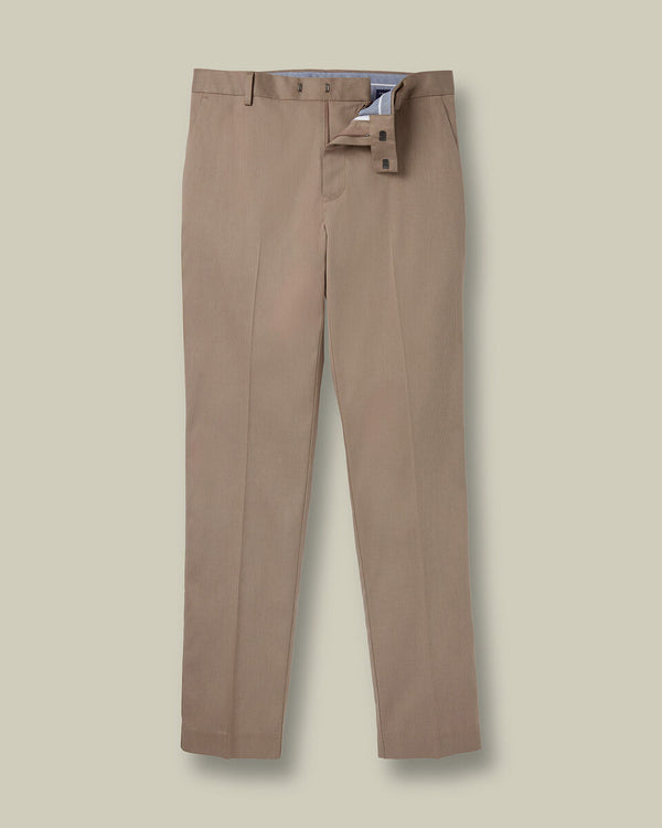 Smart Texture Pants – Camel