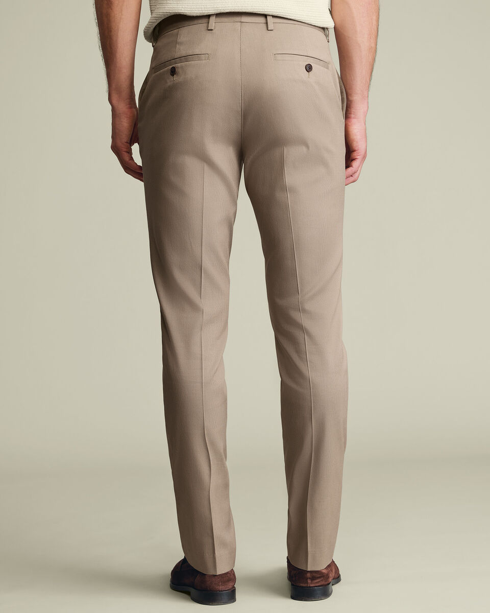 Smart Texture Pants – Camel