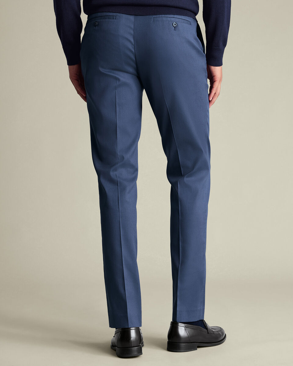 Smart Texture Pants – Indigo Blue