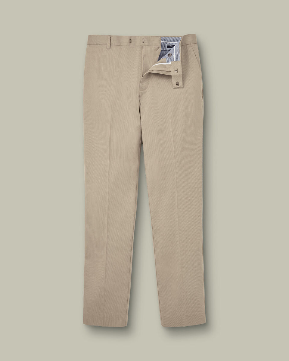 Smart Texture Pants - Limestone Secondary image