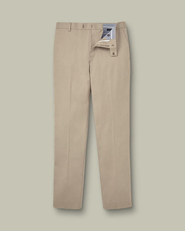 Smart Texture Pants - Limestone