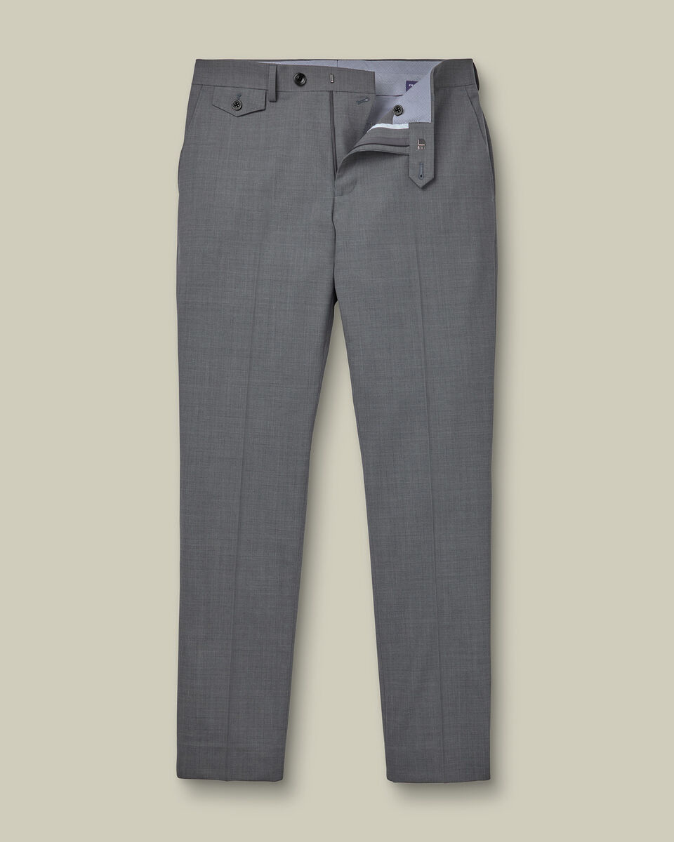 Wool Stretch Pants - Gray Secondary image
